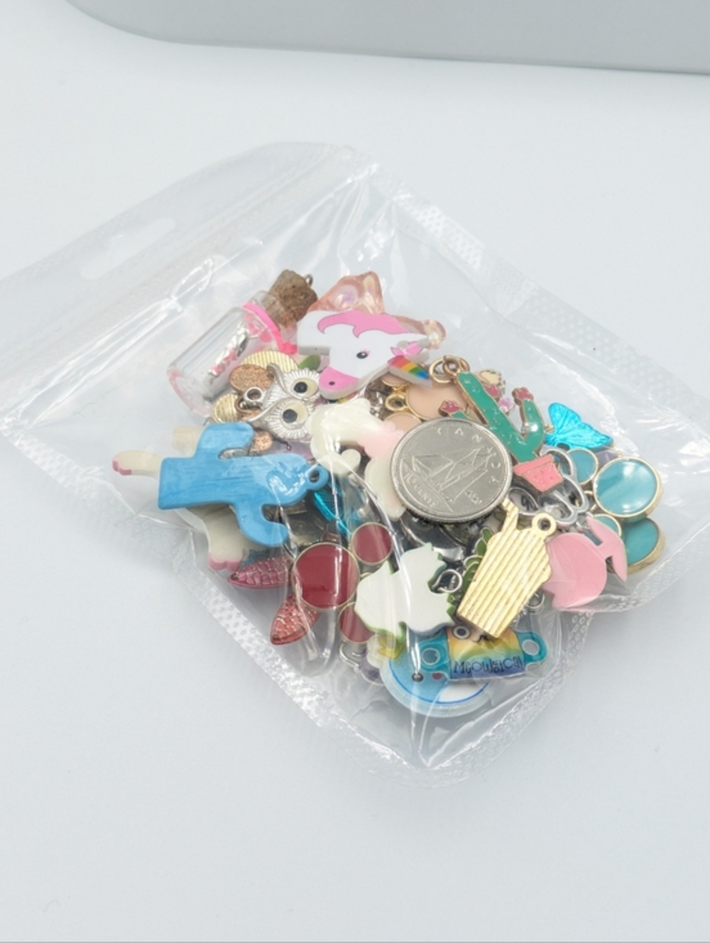 Fun surprise lot of colour Kawaii decora kids pendants